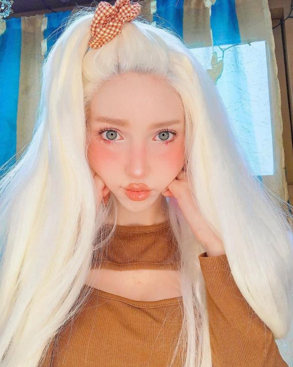 Long Straight Blonde Synthetic Lace Front Wig All Synthetic Wigs Evahair