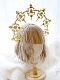 Evahair Golden Hollow-Out Relief Sculpture Hairpin