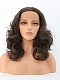 Dark Brown Shoulder Length Wavy Synthetic Lace Front Wig