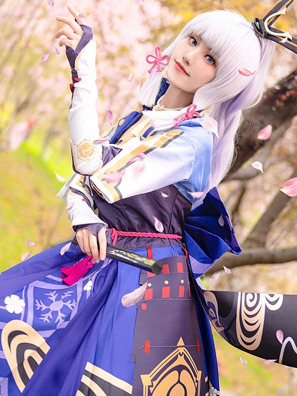 Evahair Genshin Impact Kamisato Ayaka cosplay costume