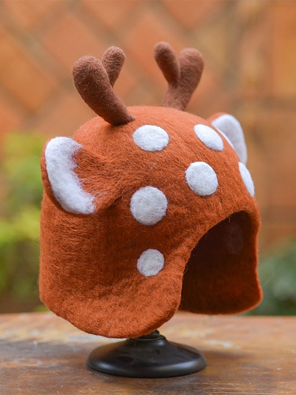 Christmas Elk Elf Mori Hat