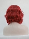 EvaHair Triangled Cut Red Wavy Bob Lace Front Synthetic Wig