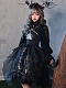 Evahair new fashion dark style mesh lolita dress