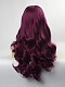 Fuchsia / Deep Pink Long Straight Synthetic Lace Front Wig