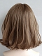 Evahair Blonde Short Straight Synthetic Wig with Bangs