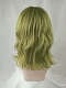 Evahair Green Medium Length Wavy Synthetic Wig with Bangs