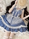 blue Polka Dot Mesh Lolita JSK