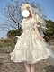Evahair new white ruffle lolita dress JSK