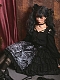 Evahair new dark punk style lolita dress JSK