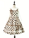 Evahair super cute polka dots printed lolita dress JSK