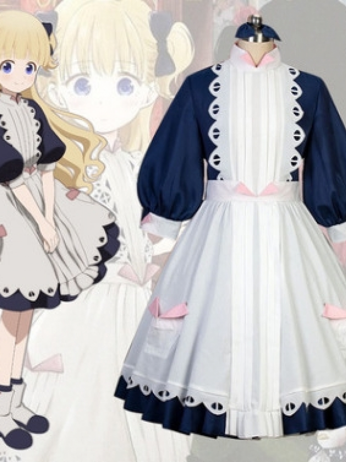 Evahair SHADOWS HOUSE mian character エミリコ cosplay costume