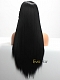(Mono Top) Natural Looking Monofilament Top Lace Front Synthetic Wig
