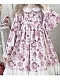 Evahair super cute bear printed pink lolita dress