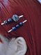 Evahair Limited Gothic Blue Sandstone Hairpin