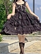 Evahair pearl decorated black lolita dress JSK