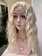 Evahair 2022 New Style Blonde Long Wavy Synthetic Lace Front Wig