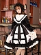 Evahair fashion punk style nun printed lolita dress