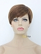 Brown Short Pixie Cut Synthetic Wig Capless Wig