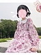 Evahair super cute bear printed pink lolita dress