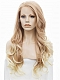Long Wavy Blonde Synthetic Lace Front Wig