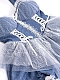 blue Polka Dot Mesh Lolita JSK