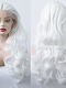 Evahair Fashion Style Snow White Long Straight Synthetic Wig