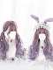 Lolita Maiden Purple Gradient Long Wavy Wig