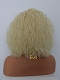 Fluffy Soft Curly Shoulder Length Blonde Synthetic Wig