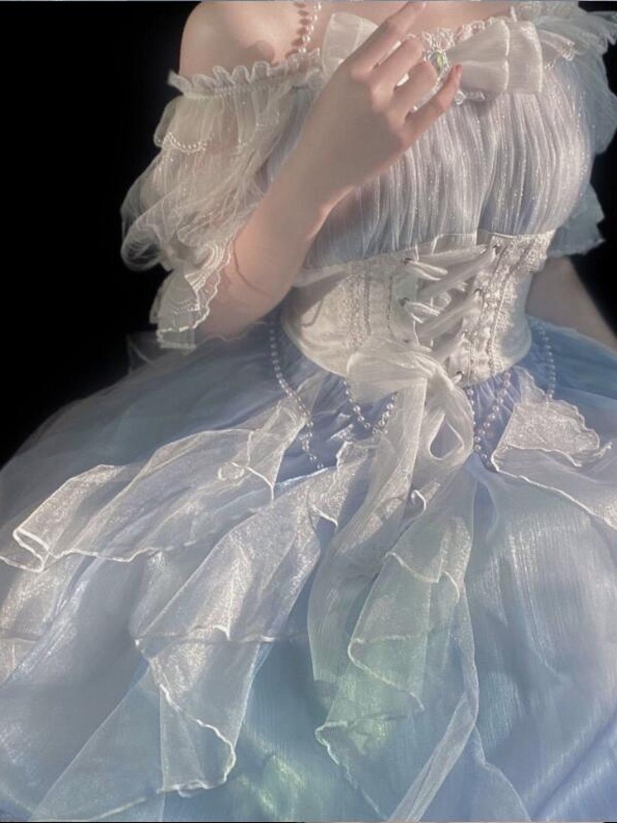 Evahair new style multi layer mesh lolita dress JSK