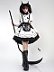 Evahair dark punk style maid shape lolita dress
