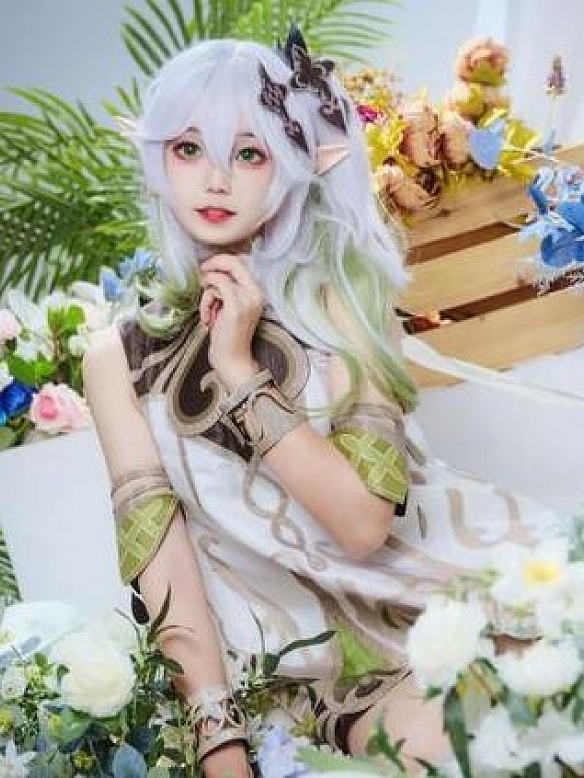 Evahair Genshin Impact Nahida cosplay costume