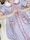 Evahair beautiful purple lolita dress for young girl