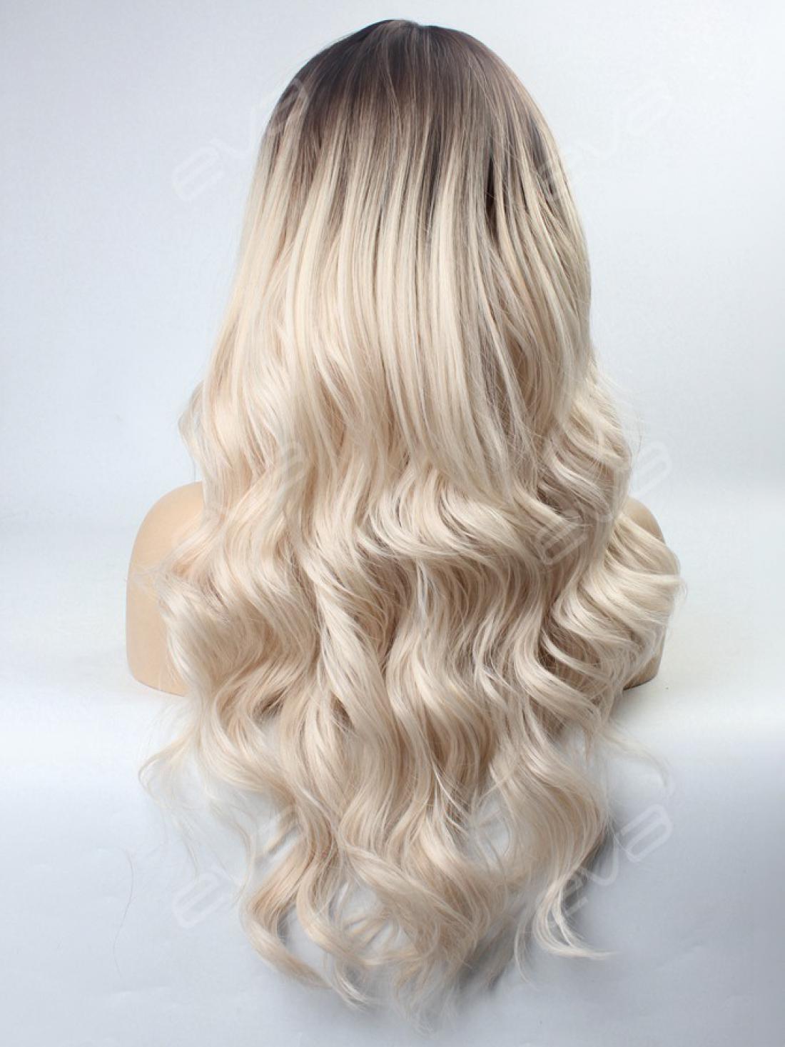 platinum blonde ombre wig