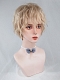 Evahair 2021 New Style Blonde Short Synthetic Wig with Bangs