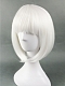 Evahair White Bob Straight Synthetic Wig