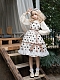 Evahair super cute polka dots printed lolita dress JSK