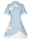 Evahair nurse style sky blue lolita dress