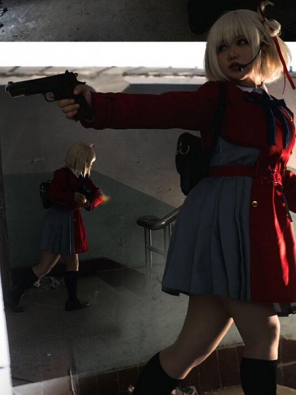 Evahair Lycoris Recoil Nishikigi Chisato cosplay costume