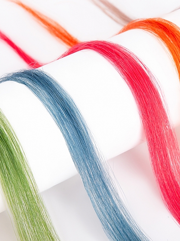 12 Colored Clips in Hair Extensions