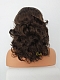 Dark Brown Shoulder Length Wavy Synthetic Lace Front Wig