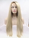 New Style Long Natural Blonde Synthetic Lace Front Wig