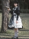 Evahair vintage black punk lolita dress