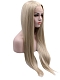 Evahair Fashion Style Blonde Long Straight Synthetic Wig