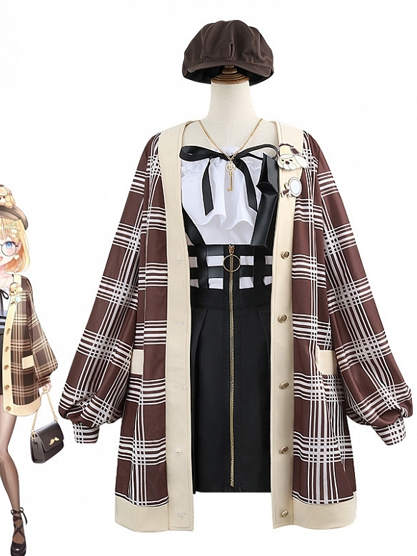 Evahair Hololive Vtuber Watson Amelia cosplay costume