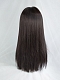 Evahair Black and Pink Mixed Color Long Straight Synthetic Wig with Bangs