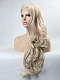 Grey Long Wavy Synthetic Lace Front Wig
