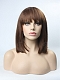 EvaHair Special Medium Length Straight Lob with Bangs