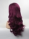 Fuchsia / Deep Pink Long Straight Synthetic Lace Front Wig