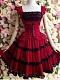 Evahair vintage rose red princess style lolita dress