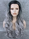 Human Hair Full Lace Wig Curly Ash Brown